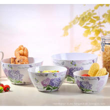 (BC-MB1035) de alta calidad reutilizables imitación de porcelana melamina Bowl Set